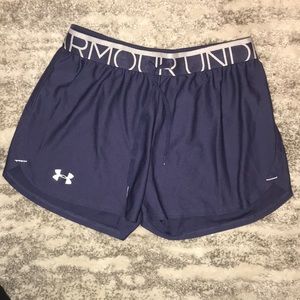 Navy Blue UA Shorts